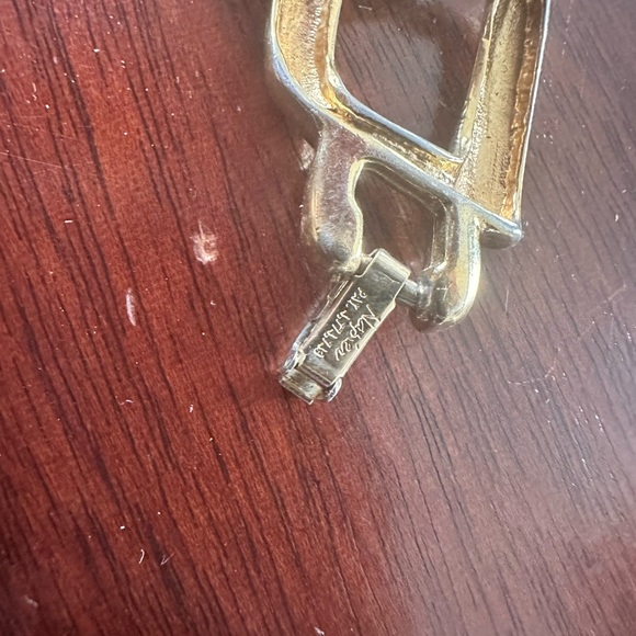 Vintage Napier‎ Chunky Gold Tone Chain Bracelet - 7” - Picture 6 of 6